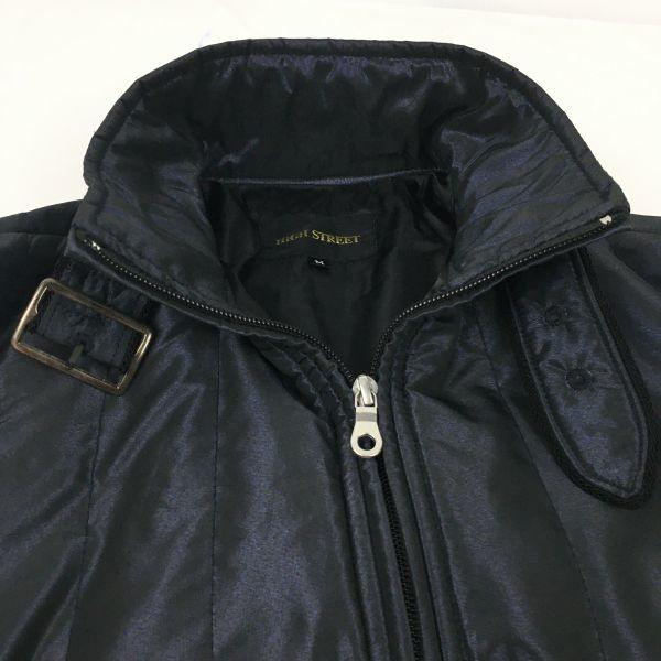 HIGH STREET Padded Blouson Jumper Short Coat Size M Black(USED)