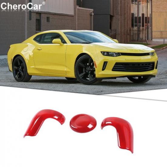 Для Chevrolet Camaro 2016-21 Накладка на ручку переключения передач консоли Красные Аксессуары