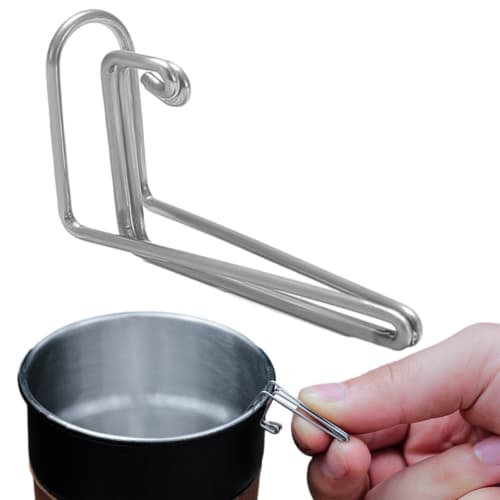 3-Piece Generic Coffee Drip Spout | Coffee Wire Skitter, Hand-Poured Coffee Spout for Outdoor Camping, Adjustable Wire Coffee Dripper, Portable Coffee