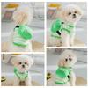 Dog clothes three-dimensional backpack striped traction breathable vest teddy bear small and medium dog cat pet clothes