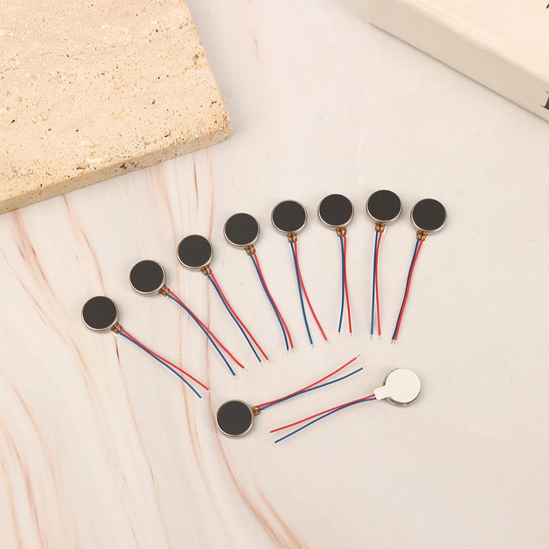 10 Teile/los Mini Vibrationsmotor Dc 3V 12000Rpm Flache Münze Taste-Typ Micro Dc Vibrationsmotor Für Mobile handy Pager Tablet