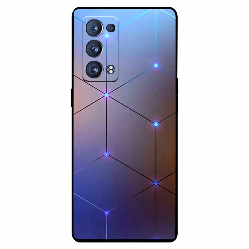 For Oppo Reno 6 Pro 5G Case Snapdragon Shockproof Soft Silicone TPU Back Cover For Oppo Reno 6 Pro CPH2247 Phone Cases Cute Capa