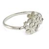 Altesse [K6009] - Silver 'Flora' Steel Bracelet