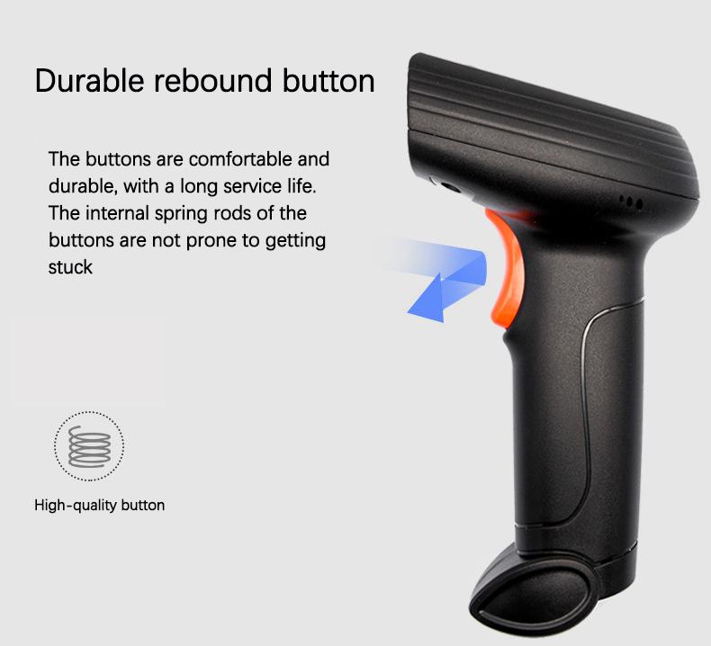 Σαρωτής Barcode Χειρός Ενσύρματος ή Ασύρματος ή Bluetooth Αναγνώστης Bar 1D 2D Σαρωτής κωδικού qr κωδικού Datamatrix Σαρωτής PDF417