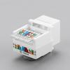 Cat5e Cat6 Module Coupler White Computer Socket Module Wall Adapter Network Panel