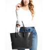 MICHAEL KORS Canvas Tote Bag , Shopping Bag , Shoulder Bag Regular Women's Black (Unisex) Shoulder Bags 35H1T2JT2C 001
