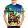 225 Summer new Soccer Star No. 10 printed Children's wear 5-14 years old menswear Messi Kids Boys Girls Kids T-shirt