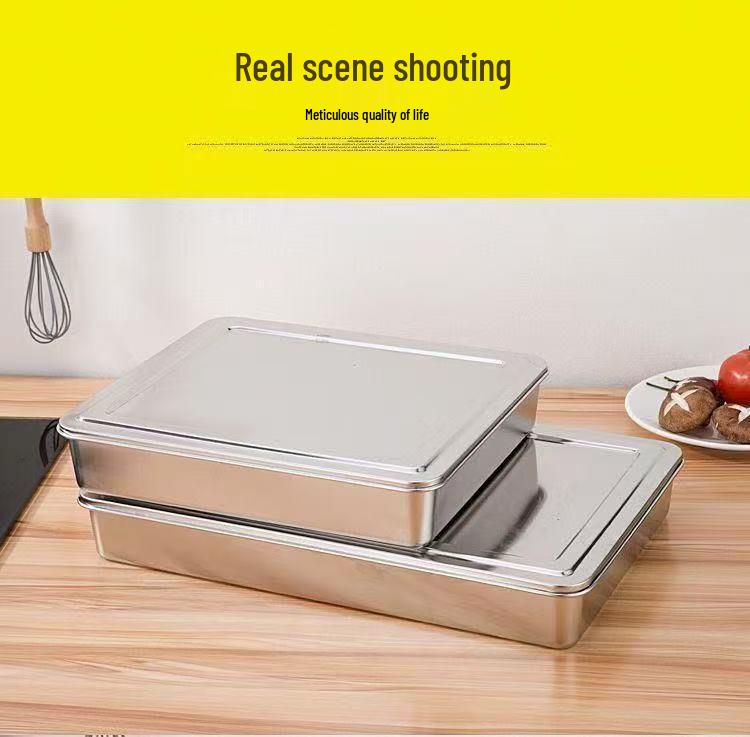 Stainless Steel Multi-Compartment Seasoning and Toppings Box for Commercial Use