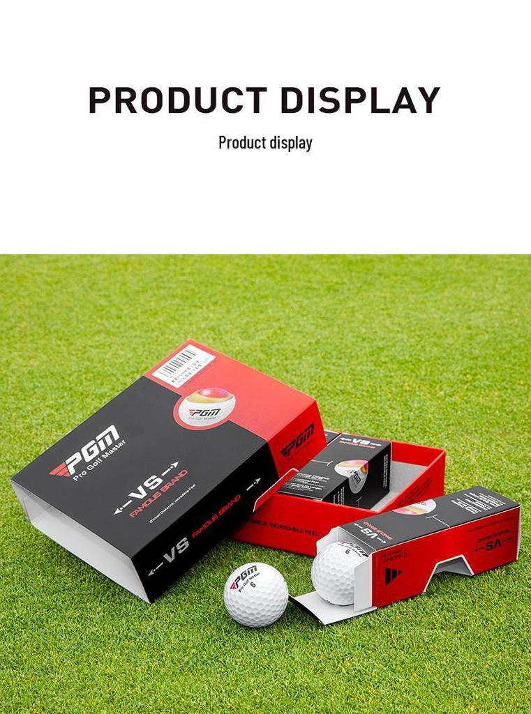 PGM Competition Golf Balls Gift Set - Three-Layer Balls, Boxed In Sets of 3, 12, or 48.