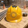 Casca de răcire cu ventilație și ventilator solar, cască de protecție energizabilă pentru muncă, roșie, îmbunătățită