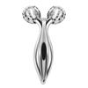 Wican 3D Facial Beauty Massage Slimming Roller for Face and 3D Facial Beauty No Charging Weak Unisex Roller, Silver Y-Shaped Roller, Roller, Body,