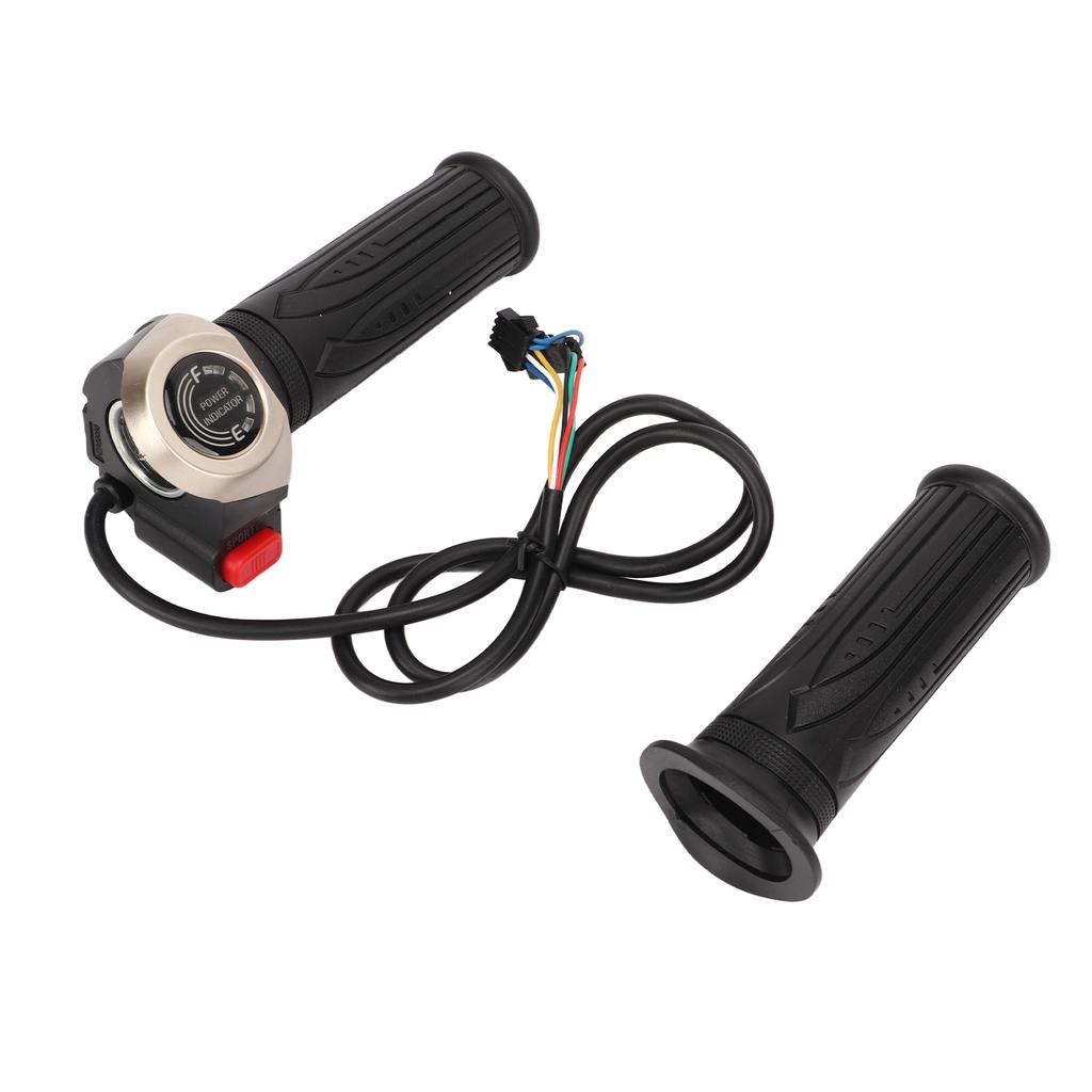 Electric Controller Kit Aluminum Alloy Controller Rubber Throttle Grip Set for Electric Bikes Motorcycles 48V 1000W