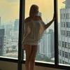 Women Solid Color Off Shoulder Batwing Sleeve Loose High Waist Bodycon Mini Dress
