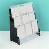 3 Layers Baseball Card Storage Rack Acrylic Clear Display Card Display Shelf Compact Removable Display Cabinet Craft Fairs