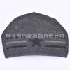 Wool knitted hat big beanie new with drill horizontal bar five-pointed star men and women soft comfortable warm wool hat