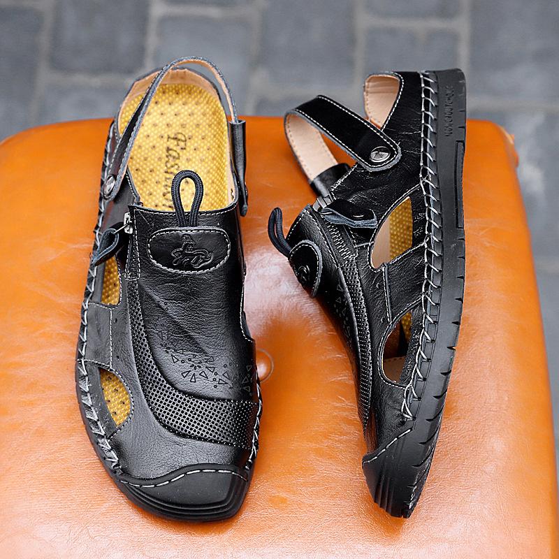 Übergröße Sommer Sandalen Trendige Pumps Strandschuhe Herren Dual Use Sandalen Atmungsaktive Freizeitschuhe