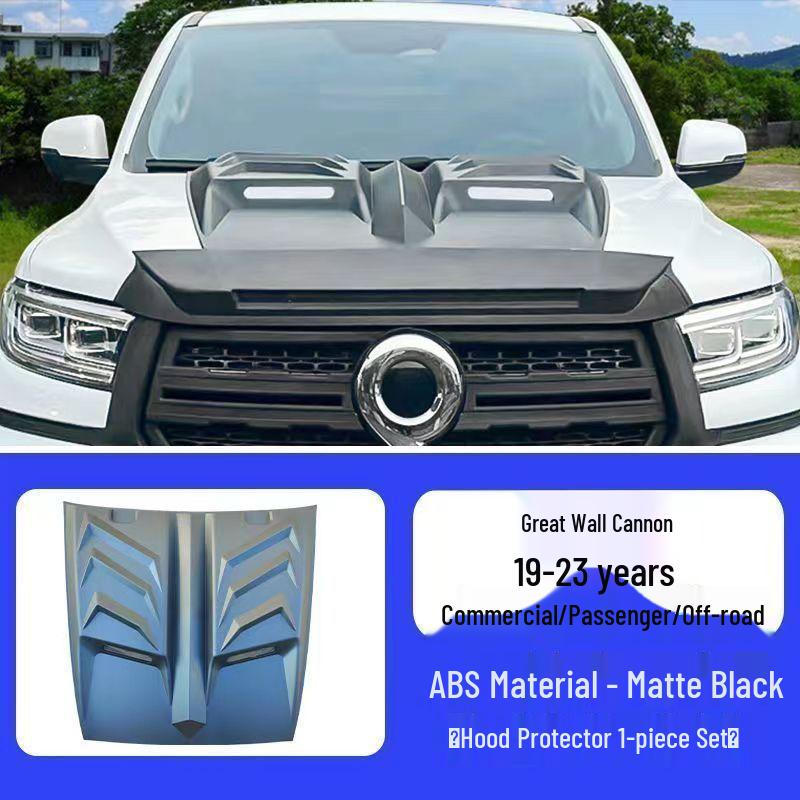 Great Wall 19-26 Models Off-Road Engine Hood Decorative Guard with Lights
