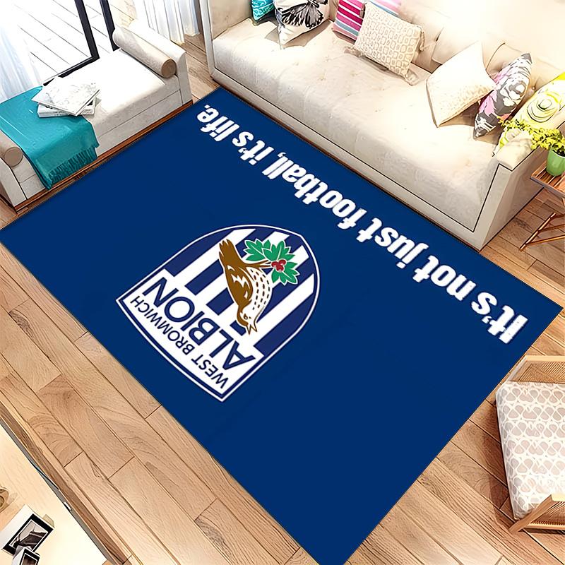 West Bromwich Albion FC (5) Teppich Geeignet Für Wohnzimmer Schlafzimmer Computerräume Essbereiche Und Platzierung Unter Tischen Und Stühlen Auch Ein Ideales Cho