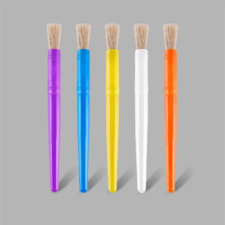 10Pcs Watercolor Brush Washing Cups with Lids Spill Prevention Plastic Paint Brush Cleaner Cup and Art Brush Set for Kid