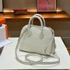 2024 Genuine Leather Mini Goatskin Crossbody Bowling Bag for Women