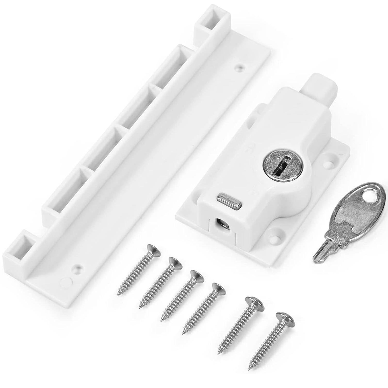 

Quick Installion Window Restrictors Pack of 1 Lock Mechanism Weatherproof Coating Fit Most Window Types Instantly