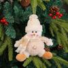 Cute Christmas Doll Ornament Elk Santa Pendant Decor Crafts Christmas Tree Pendant  Holiday