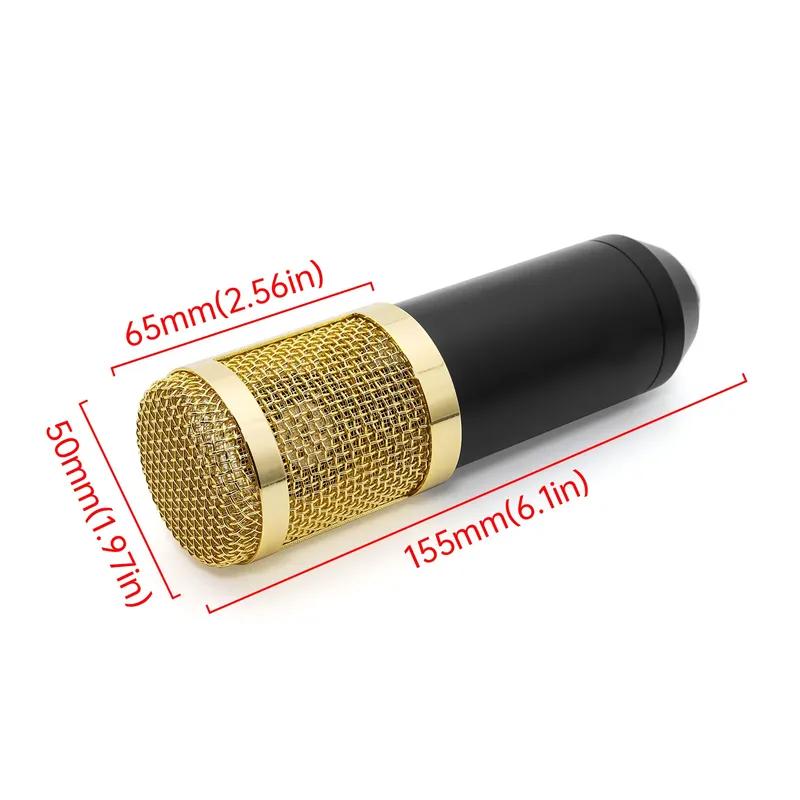 Professional BM 800 karaoke microphone BM800 studio condenser mikrofon mic bm-800 For KTV Radio Braodcasting Singing Recording