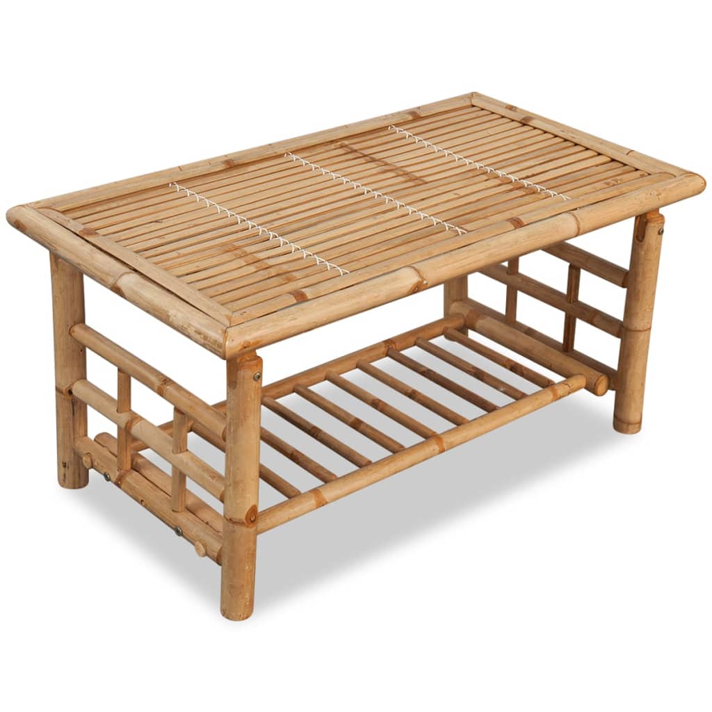 Kaffeetisch aus Bambus 90 x 50 x 45 cm