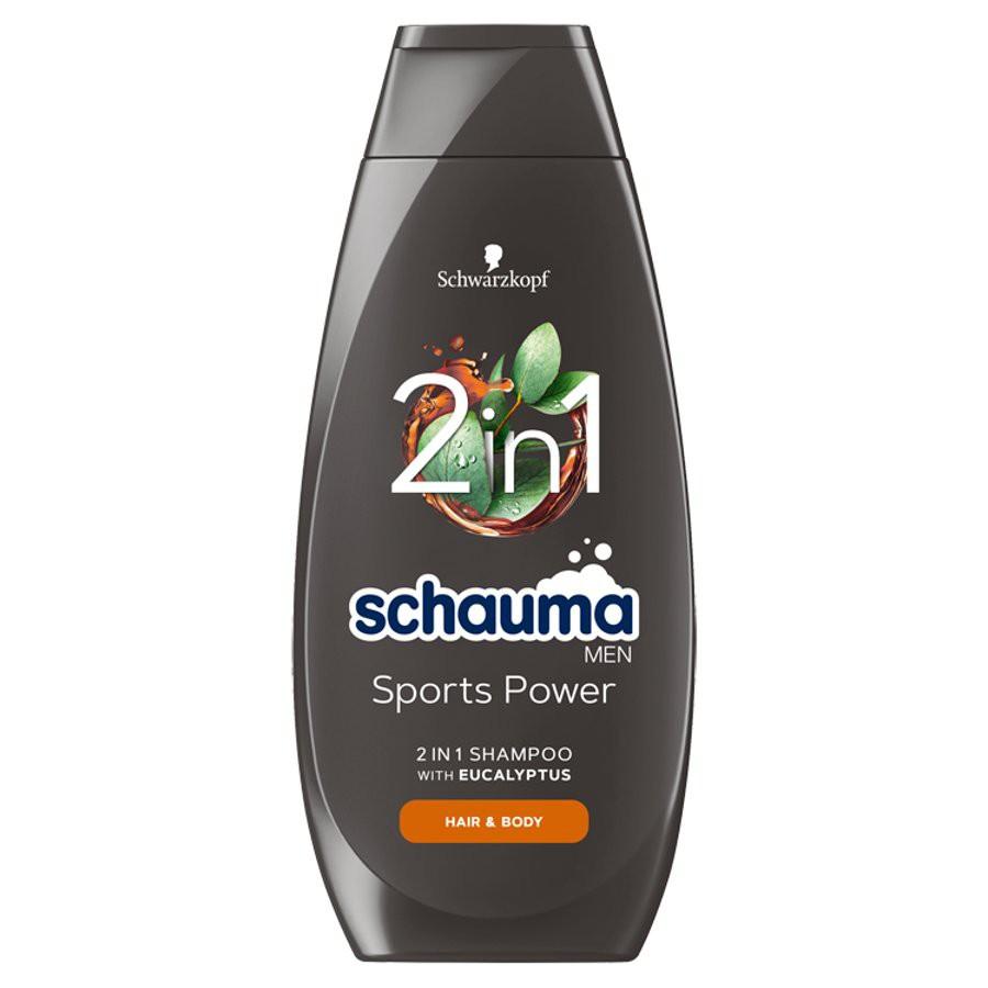 Schauma Men Sports Powers 2in1 Haar- und Körpershampoo mit Eukalyptus 400ML