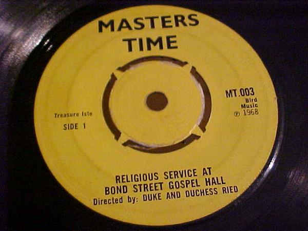 

7inch Record ARTHUR DUKE REID - Religious Service At Bond Street Go MT003 Masters Time 1968 UK Reggae, Ska & Dub Used