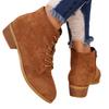 Women's Lace-Up Boots for Casual Fall Winter Wear