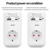 UD03 Automatic Timer Switch 230V USB Charger Countdown Timer Socket Electronic Protector Timing Controller Converter EU Plug