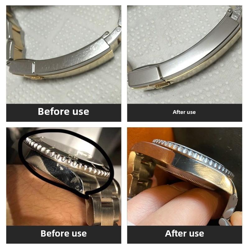 Watch Jewelry Polish Cream Remove Scratches Restore Gold Silver Stainless Steel Polishing Cloth Spatula Included Metal Watch Rep