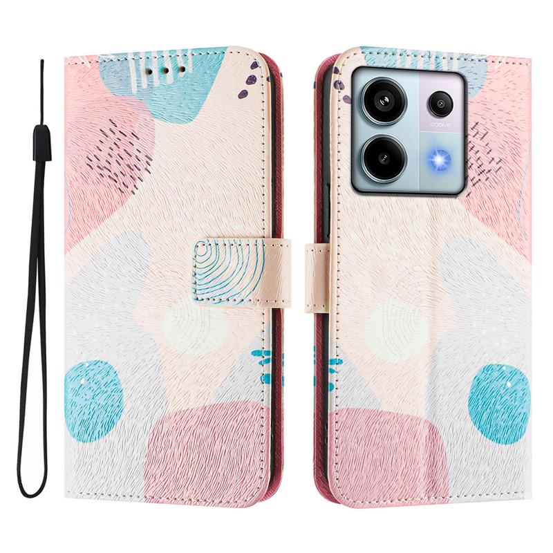 Luxury Flip Leather Case For Redmi Note 13 5G Flip Cover On For Xiaomi Redmi Note13 Pro Plus 5G Wallet Bags Flower Cases Shell