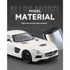 1/24 Alloy BENZ SLS Model Toys, Cool Sound and Light, Exquisite Desktop Ornaments, The Best Collection for Car Model Enthusiasts