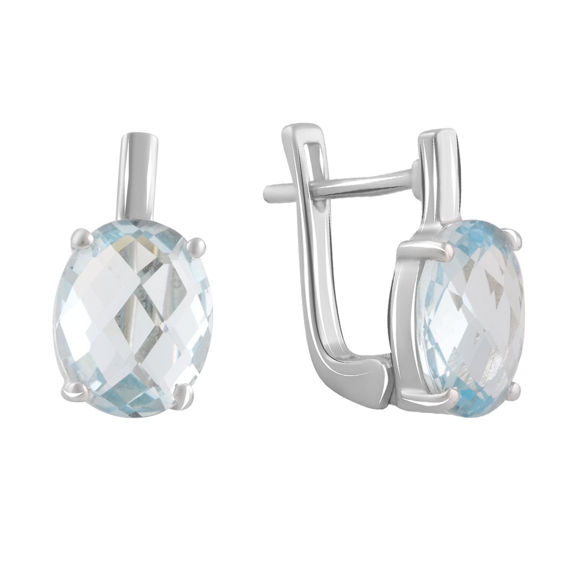 

Срібні сережки з натуральним топазом 5.833ct (2049432)