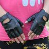 Half Finger Gloves Men's and Women's Street Dance Nightclub Bar Personality Gloves Motorcycle Gloves Summer