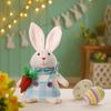 Plush Easter Decorative Rabbit Cute Cartoon Rabbit Doll Easter Rabbit Ornaments  Easter Party