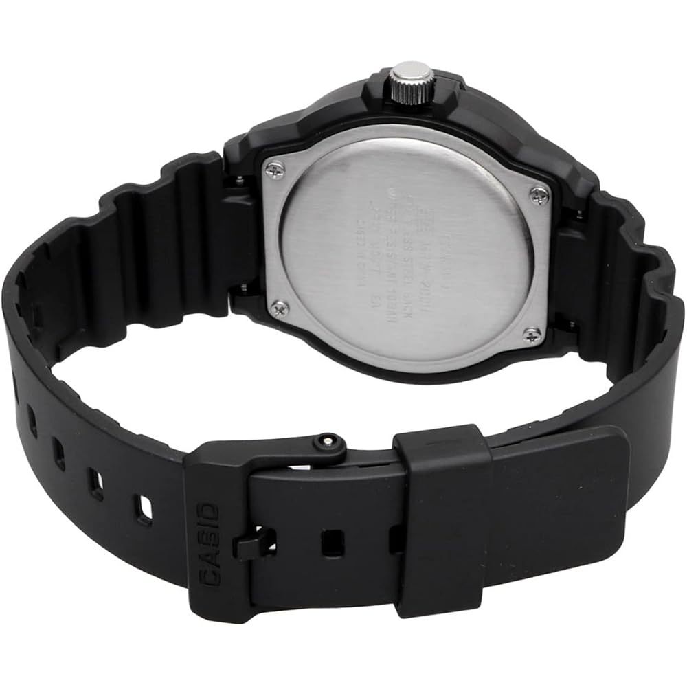 Casio Standard Quartz Wristwatch MRW-200H-1BV Men's Black Arabic Dial Overseas Model