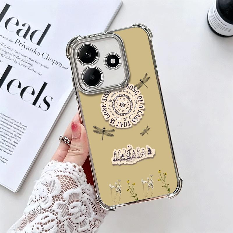 

Outlander TV Claire Soft Phone Case For Xiaomi Redmi Note 14 15 Pro Plus 13 12 11S 11T 5G 10 9S 9 Plating Anti-Fall Fundas Redmi Note 13 4G