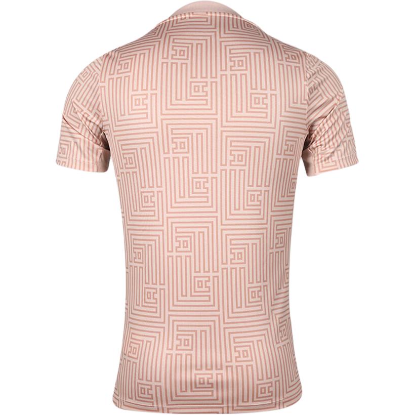 Nike Dri-Fit Casual Comfortable Versatile Short Sleeve Soccer Shirt Men Tops Pink FZ9714-601