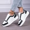 Large size spring autumn leather surface new casual sports shoes youth casual board shoes