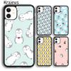 Cute Penguin Pattern For iPhone 17 Air 16 Phone Case Cover 15 14 plus 11 12 13 pro max coque Shell Fundas