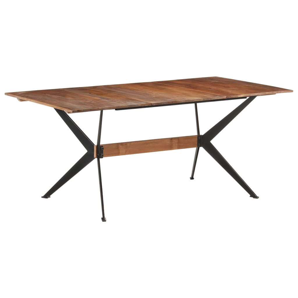 Dining Table 180x90x76 Cm Solid Mango Wood