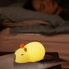 Capybara Night Light Cute Squishy Silicone Nursery Nightlight Animal Bedside Lamp With Tap Control 2 Brightness For Kids Room
