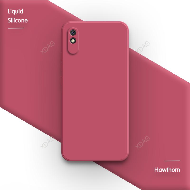 Soft Phone Case for Redmi 9A T 9T 9C NFC 9i Sport Activ Power 9 India AT 9AT Liquid Silicone Simple Protect Original Back Covers