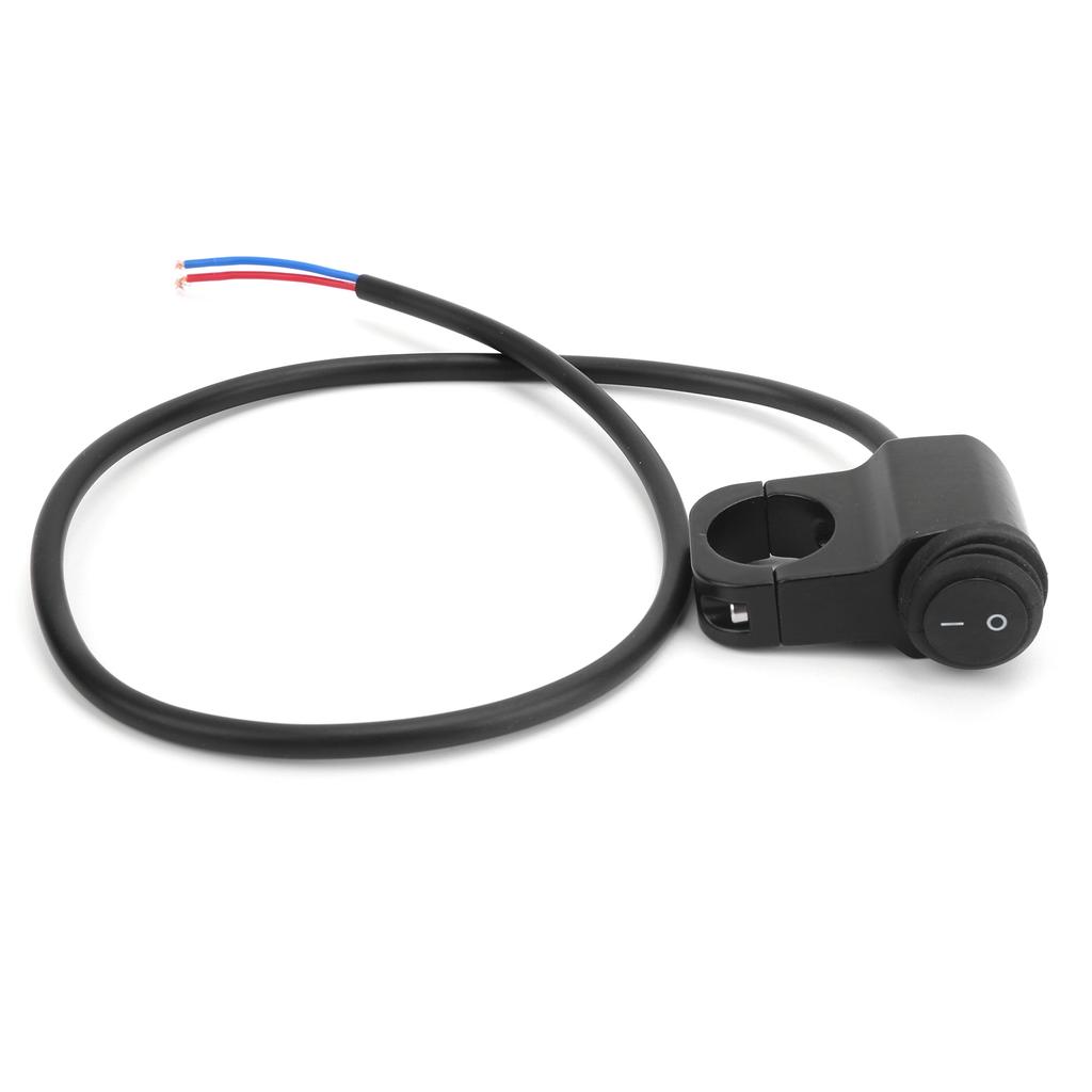 78in Handlebar Switch Headlight Hazard Fog Lamp On Off Button Accessory for Motorcycle ATV UTV