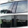 6 stuks/set Auto Pijler Posts Deur Raam Sierlijst Cover Stickers Exterieur Onderdelen voor Mazda Demio 2014-2019/voor Toyota Yaris 2019-2020