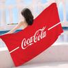 C-Coca C-cola Vintage Logo Mikrofaser Bedrucktes Strandtuch Bergsteigen Yoga Strand Schwimmen Laufen Saugfähiges Weiches Handtuch