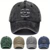 Pc Retro Washed Unisex Baseball Cap Compatible for Dad Gifts  Adjustable Button Vintage Letter  Design Lightweight Casual
